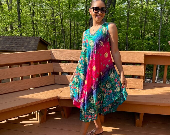 Midnight Fern Kaftan Dress main image 0