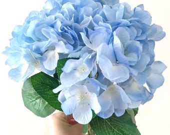 Mazzo di fiori di ortensia blu per la casa, decorazioni per la casa con ortensia blu, centrotavola per matrimonio con bouquet di ortensia blu, decorazioni con bouquet di ortensia