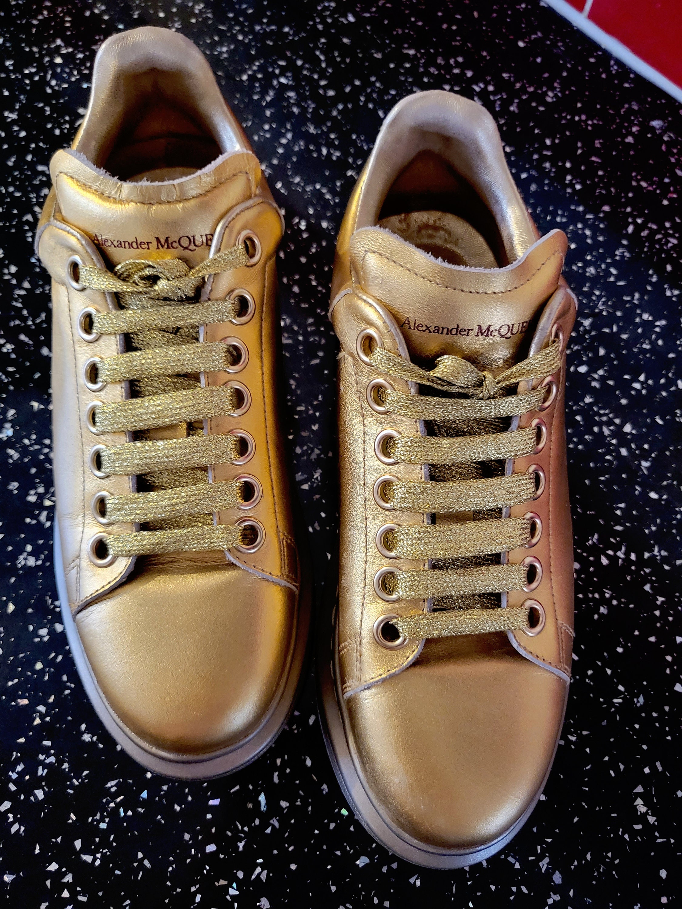 Used alexander McQueen oversized SNEAKERS / SHOES 10 (designer shoe drop) /  ATHLETIC - CASUAL