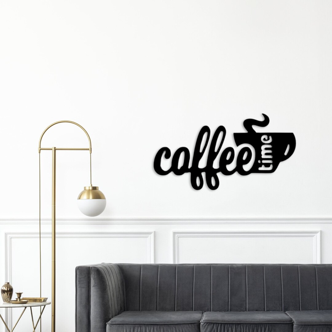 Metal Wall Decor, Coffee Decor, Metal Coffee Wall Decoration, Coffee