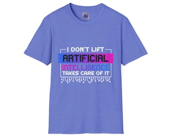 AI Lifting Tee - Tech Humor Shirt