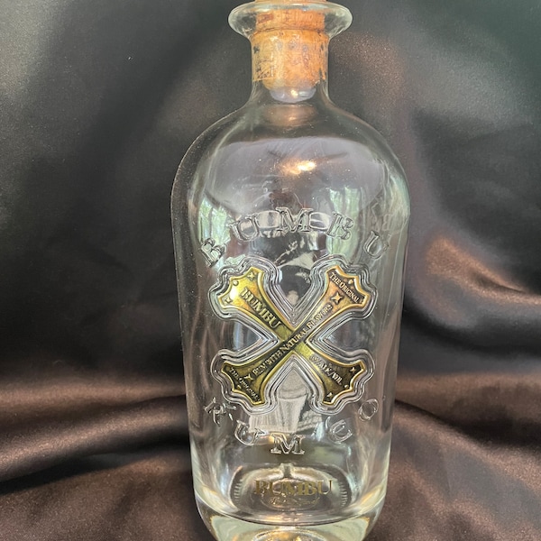 Empty Rum Bottle Etsy