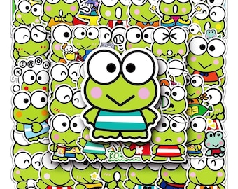 Niedlicher Frosch, süße Aufkleber, Flasche, Laptop, Handy, Tagebuch, Schreibwaren, Sammelalbum, Planeraufkleber, Kinderspielzeug