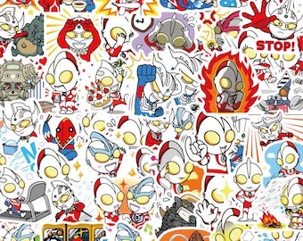 Ultraman stickers, Japanese ultraman,bottle,Laptop phone Journal Stationery Scrapbook,planner stickers,kids toy