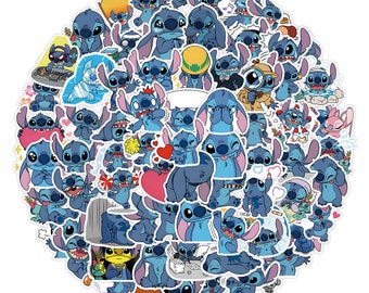 Cute Stitch stickers,Disney stickers, bottle,Laptop phone Journal Stationery Scrapbook,planner stickers,kids toy