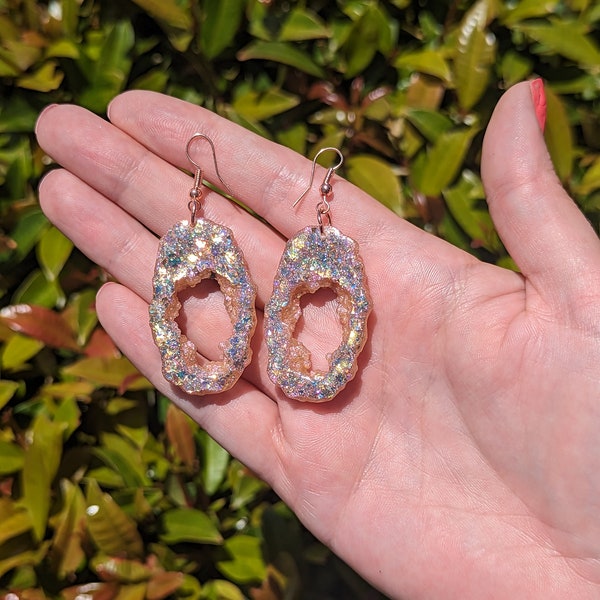 Geode Earrings - Etsy