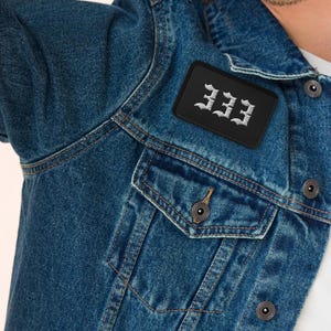333 Embroidered Angel Numbers Patche - Add a Touch of Spirituality to ...