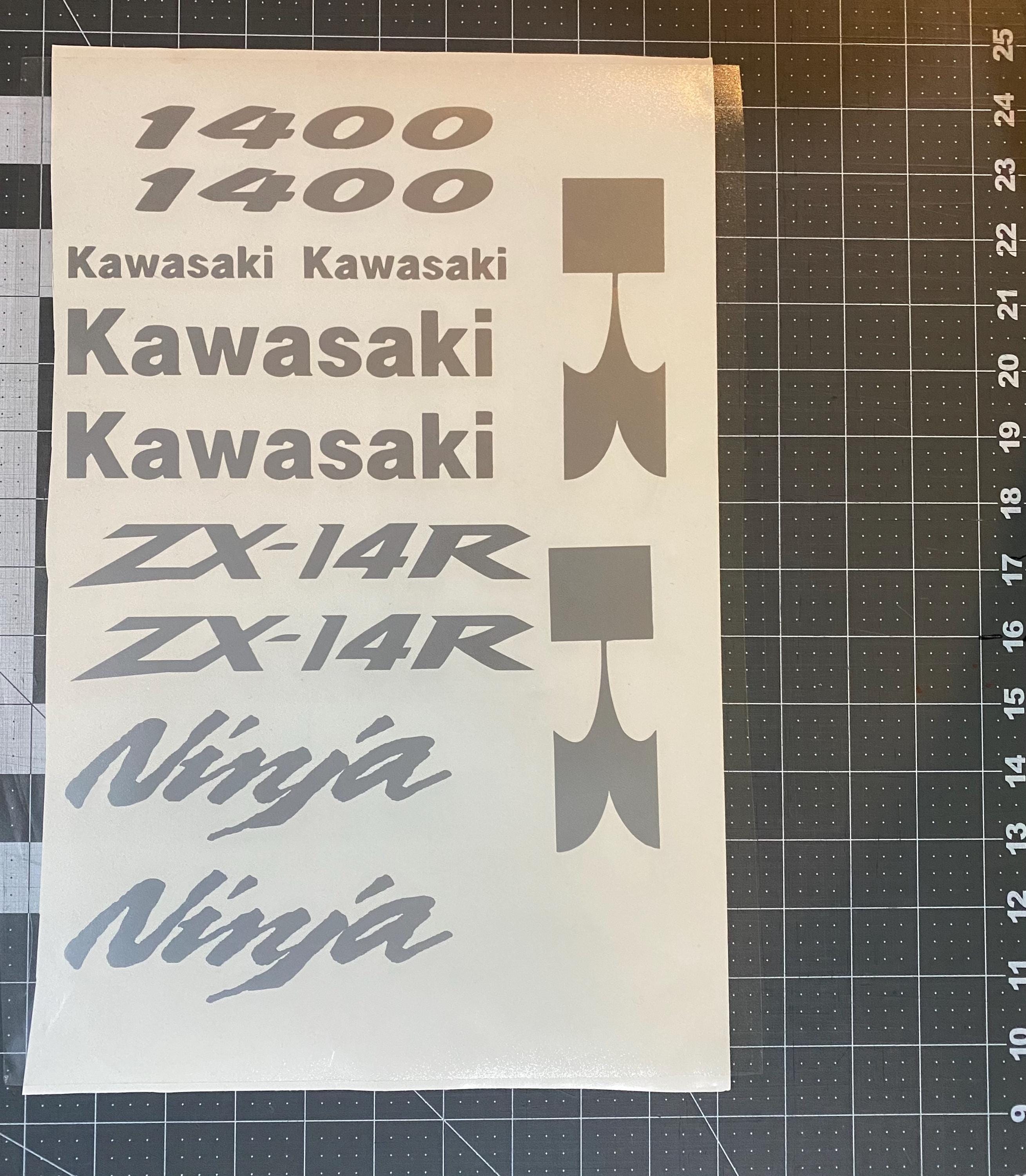 Kawasaki Zx14 Decals - Etsy Kawasaki Zx14 Decals - Etsy