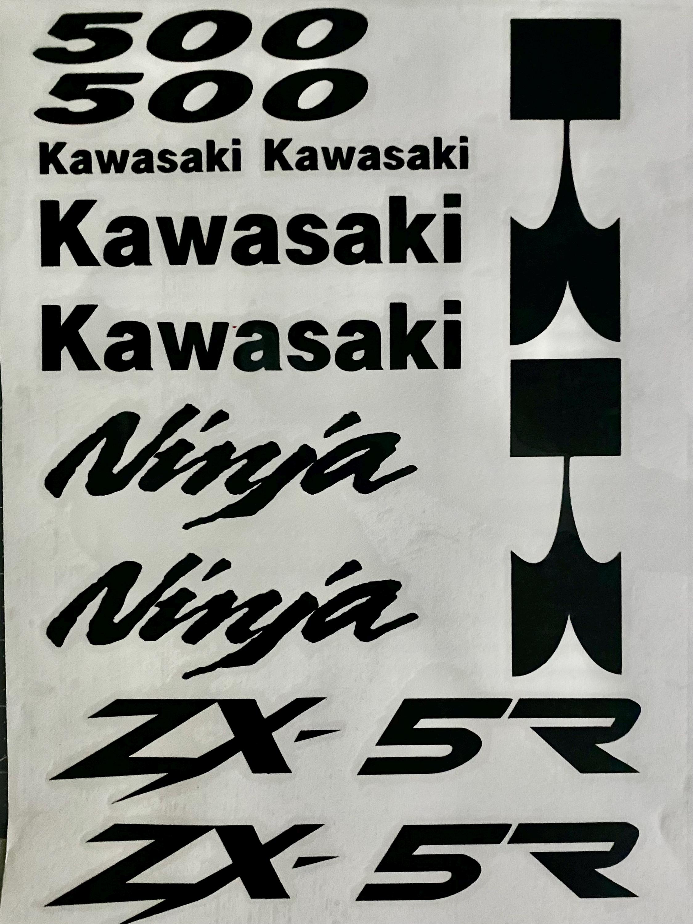 Kawasaki Ninja 500 Decal - Etsy