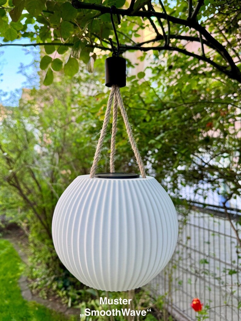 Solar Garten Leuchte / Garten Lampe / Lampion / Laterne / Gartendeko / verschiedene Größen und Designs / inklusive Befestigungsmaterial SmoothWave