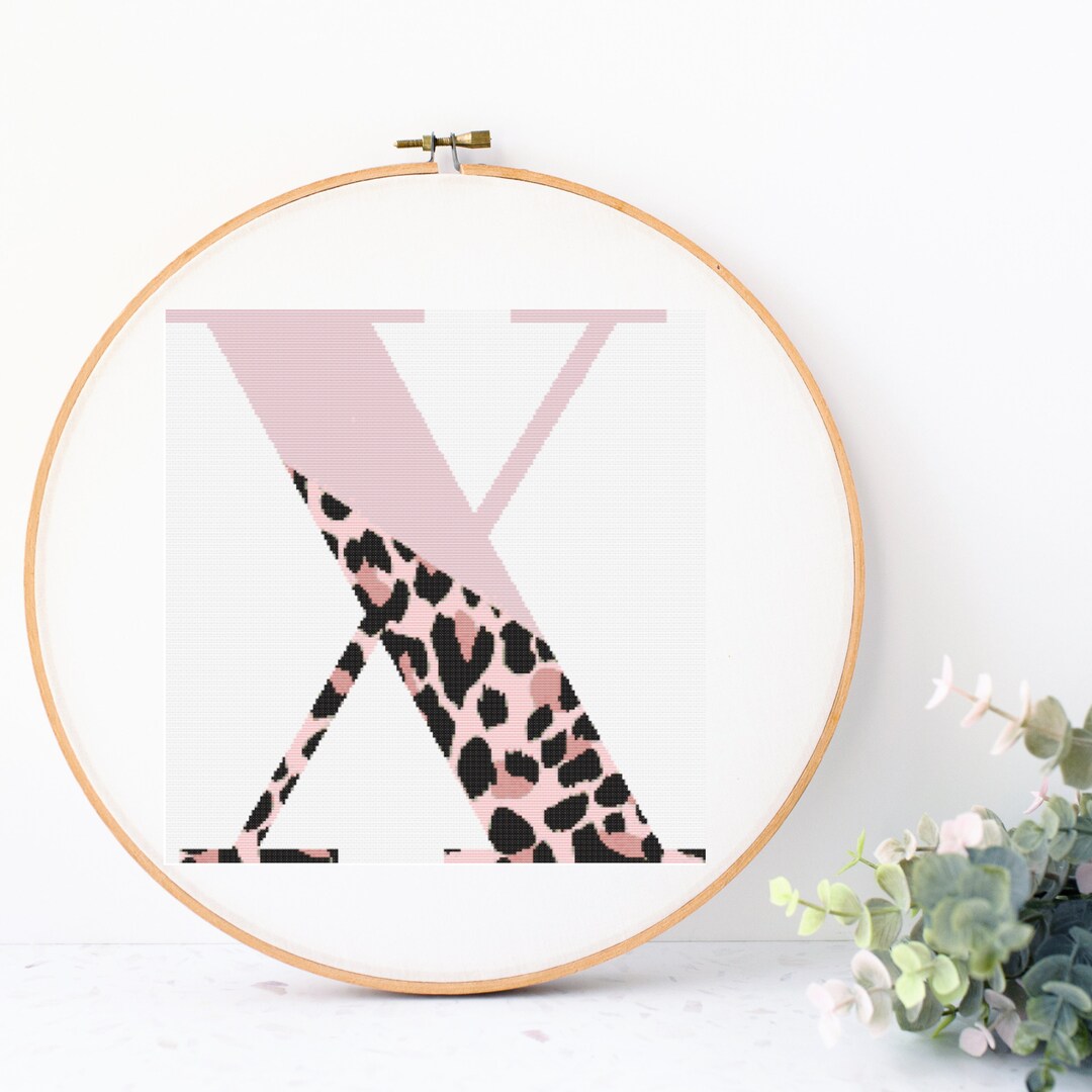 Cross Stitch Pattern Letter X X-stitch Pattern Cross Stitch Chart ...