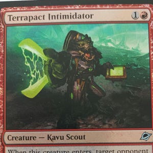 Terrapact Intimidator – Slawomir Maniak - Magic: the Gathering Artproof