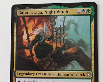 Baba Lysaga, Night Witch – Slawomir Maniak - Magic: the Gathering Artproof