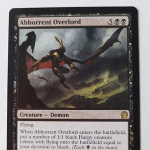Abhorrent Overlord – Slawomir Maniak - Magic: the Gathering Artproof