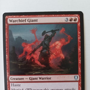 Warchief Giant – Slawomir Maniak - Magic: the Gathering Artproof