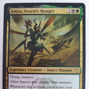 Amzu, Swarm's Hunger – Slawomir Maniak - Magic: the Gathering Artproof