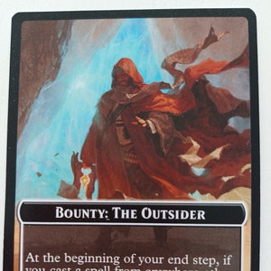Bounty: The Outsider – Slawomir Maniak - Magic the Gathering Artproof