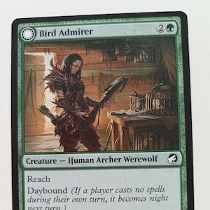 Admirateur d'oiseaux - Slawomir Maniak - Magic: the Gathering épreuve artistique