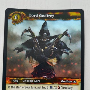 Lord Godfrey – Slawomir Maniak - World of Warcraft Sammelkartenspiel