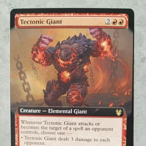 Gigante tectónico – Slawomir Maniak - Magic: the Gathering Artproof