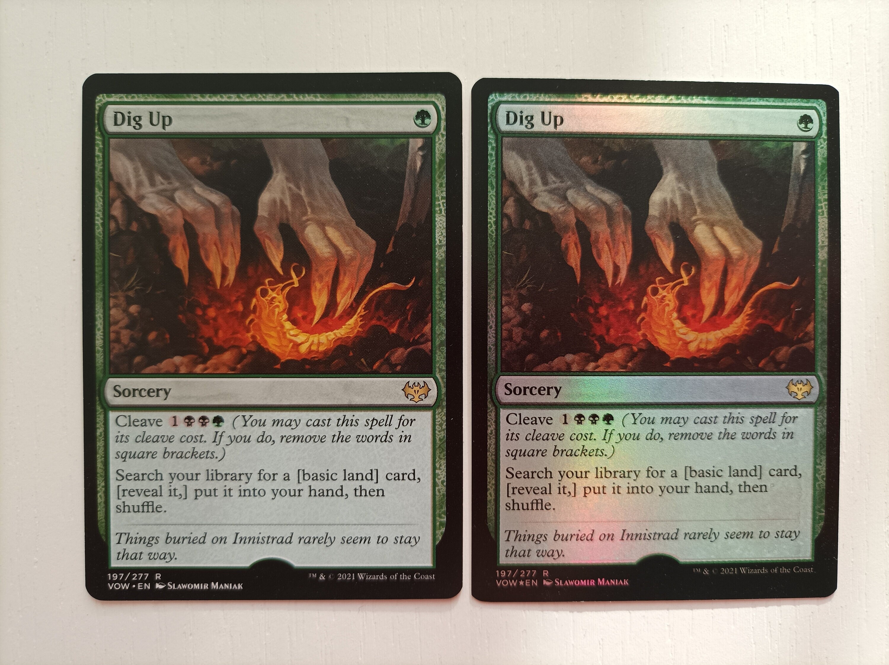 Dig Up – Slawomir Maniak - Magic: the Gathering Artproof