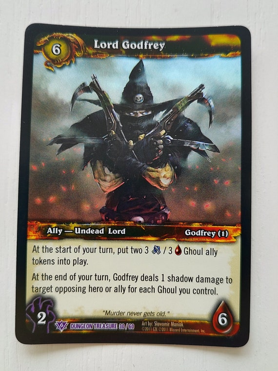 Lord Godfrey – Slawomir Maniak - World of Warcraft TCG - Etsy