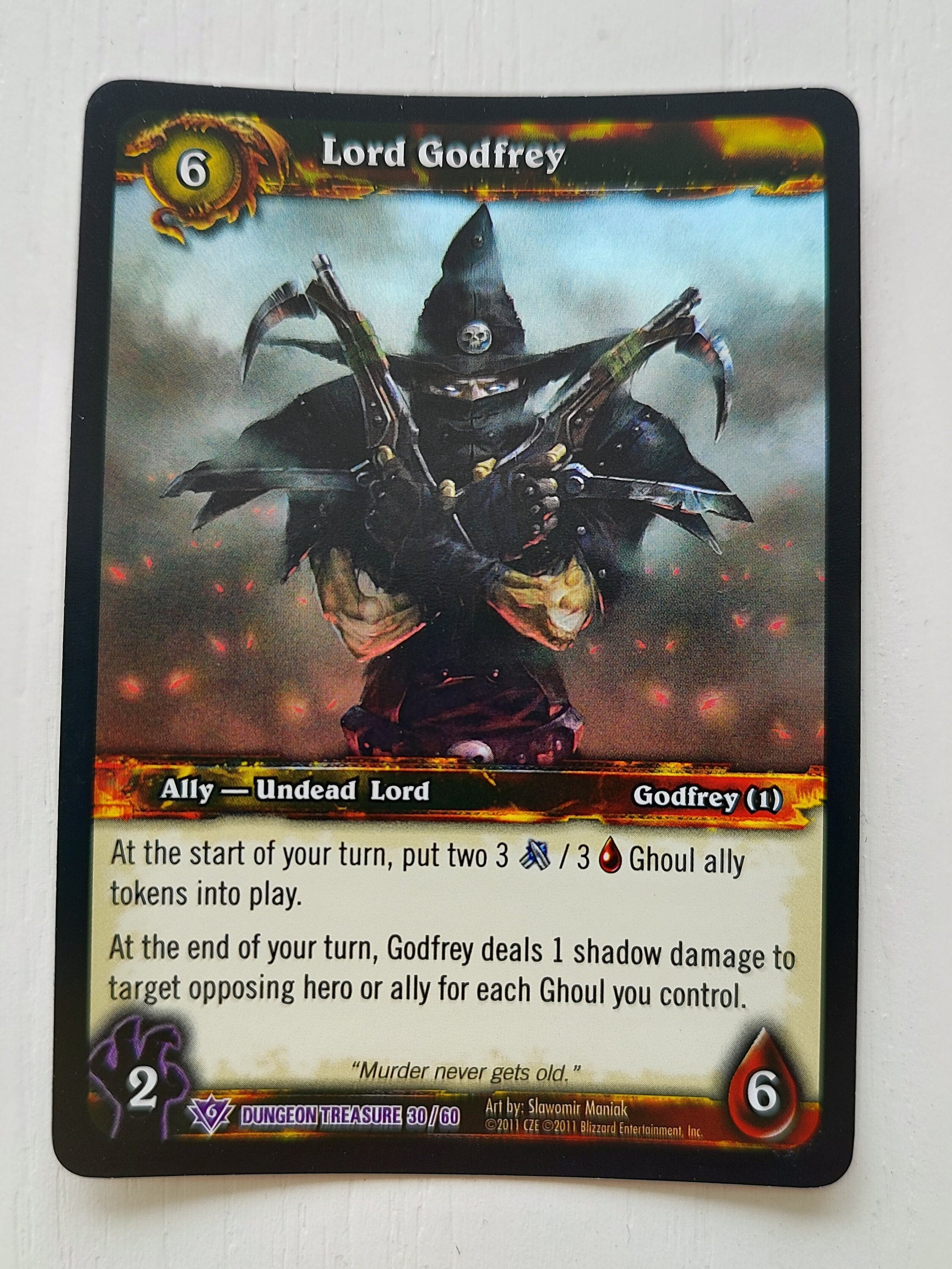 Lord Godfrey – Slawomir Maniak - World of Warcraft TCG - Etsy