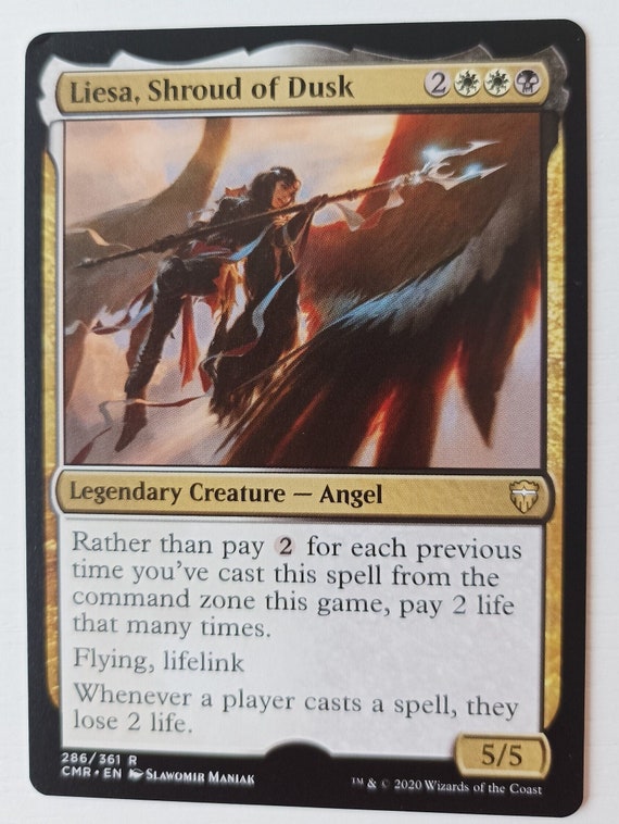 Liesa, Shroud of Dusk Slawomir Maniak - Magic: the Gathering Artproof - Etsy Liesa, Shroud of Dusk Slawomir Maniak - Magic: the Gathering Artproof - Etsy