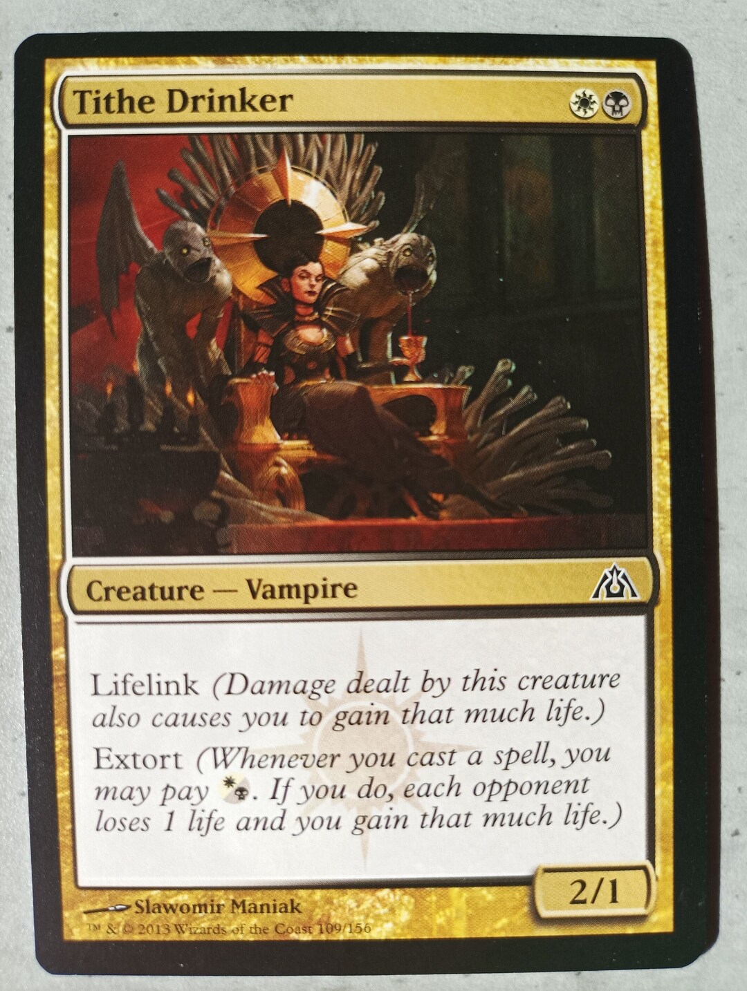 Rev Tithe Drinker Tithe Drinker – Slawomir Maniak - Magic: the Gathering Artproof - Etsy