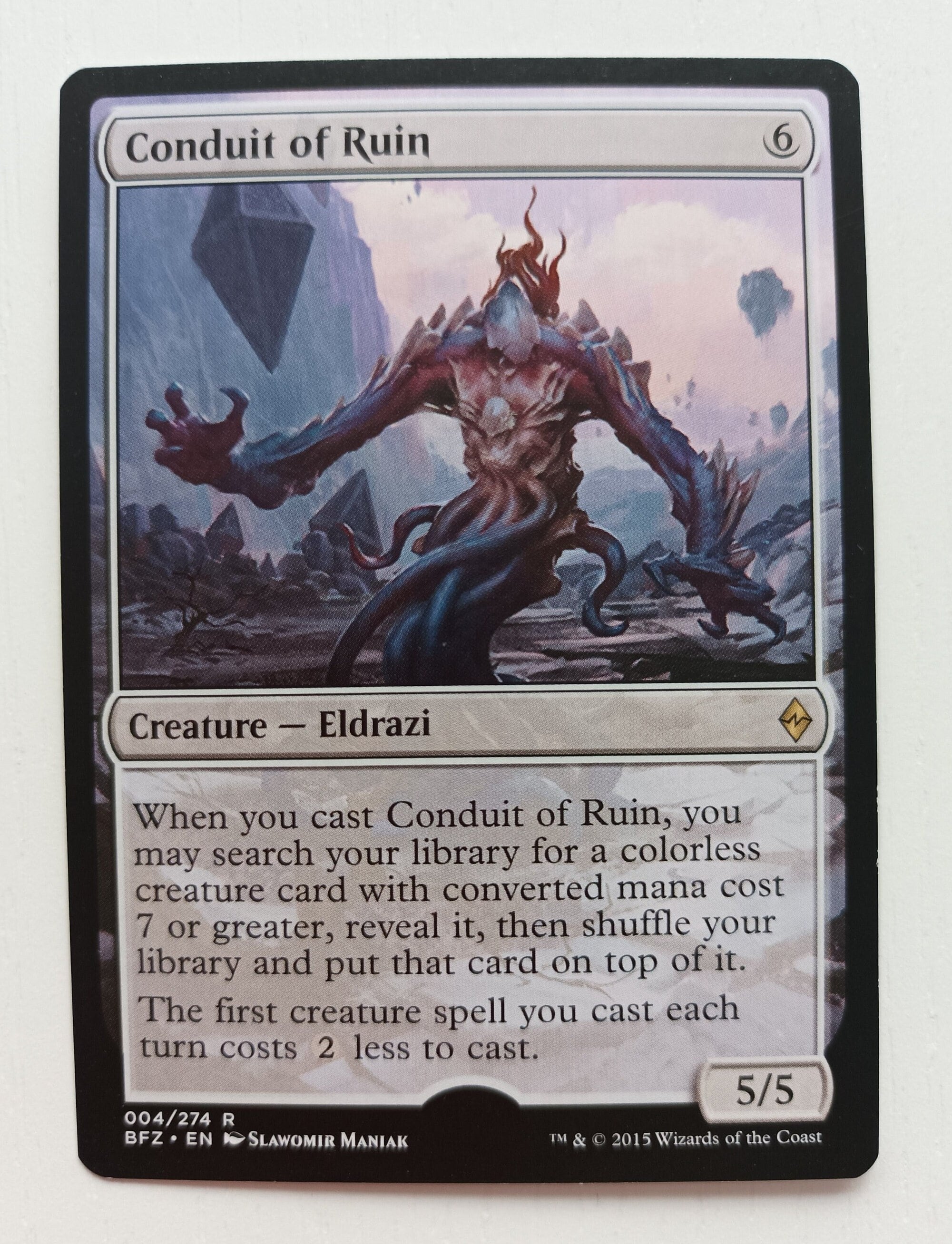 Conduit of Ruin – Slawomir Maniak - Magic: the Gathering