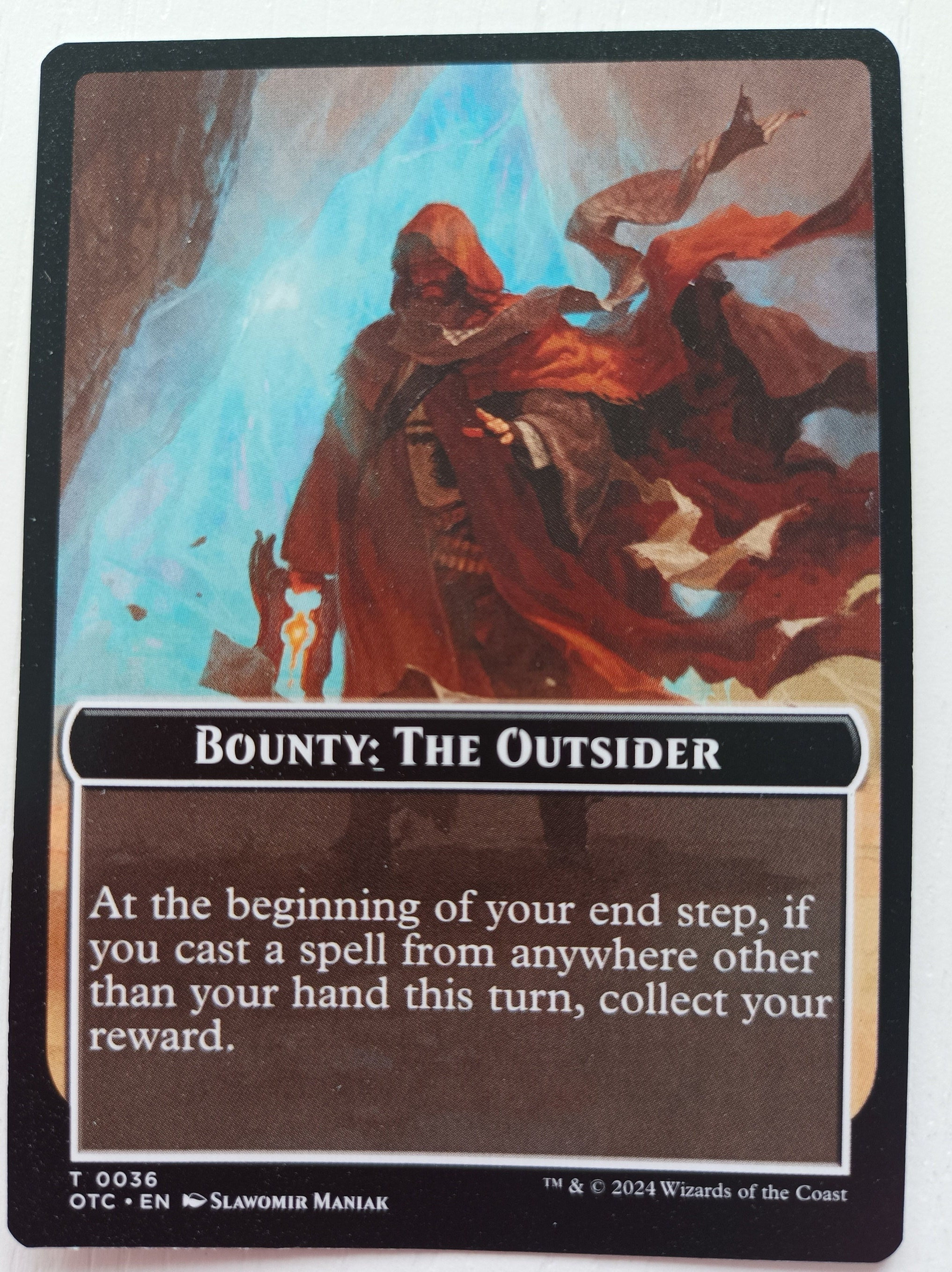 Bounty: the Outsider  Slawomir Maniak - Magic the Gathering Artproof - Etsy