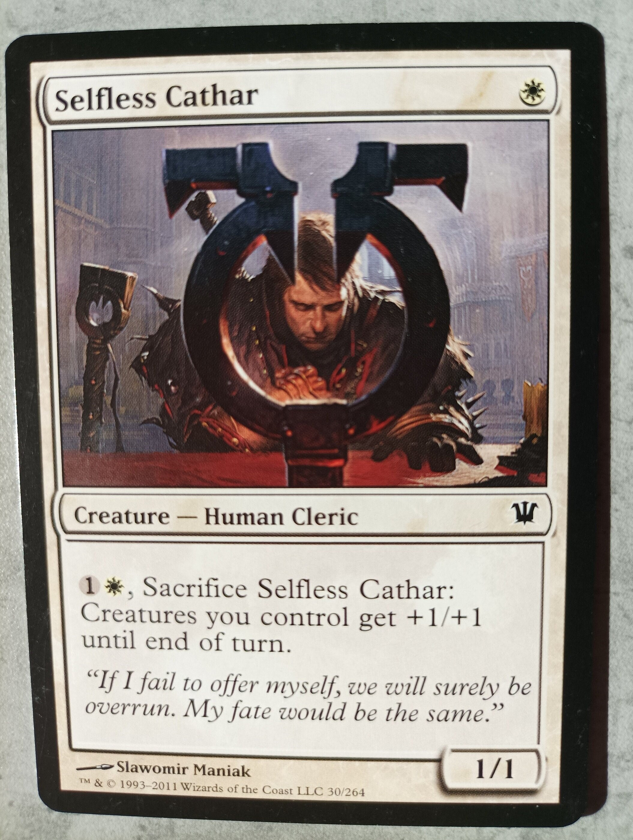 Selfless Cathar Slawomir Maniak Magic: the Gathering   Etsy