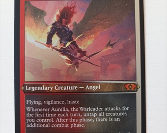 Aurelia, the Warleader – Slawomir Maniak - Magic: the Gathering Artproof