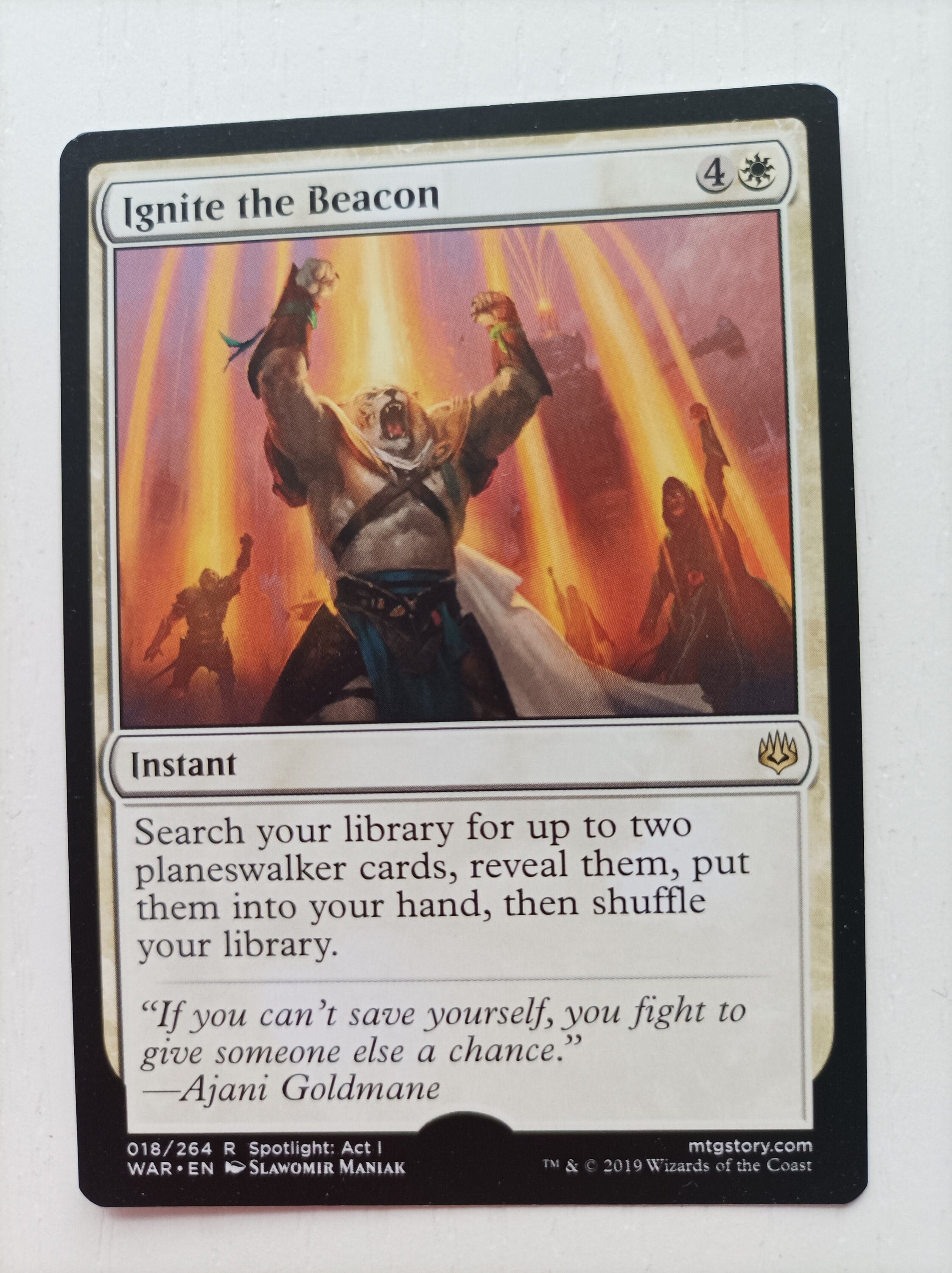 Ignite the Beacon  Slawomir Maniak - Magic: the Gathering Artproof - Etsy