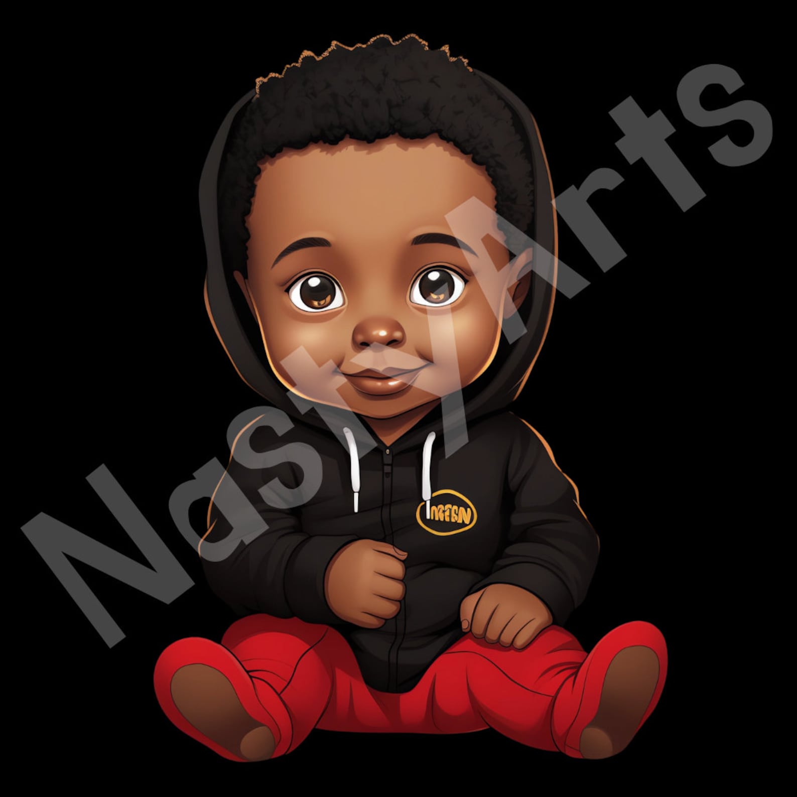 14 Black Baby Boys Clipart, Black Boy PNG, Friends Png, Boy Clip Art