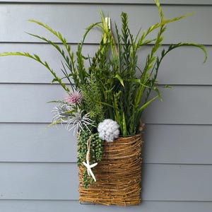 Nautical Door Hanging Basket, Coastal Door Hanging Basket, Beach Decor, Naurical Decor, Coastal Decor, Wreath for Front Door