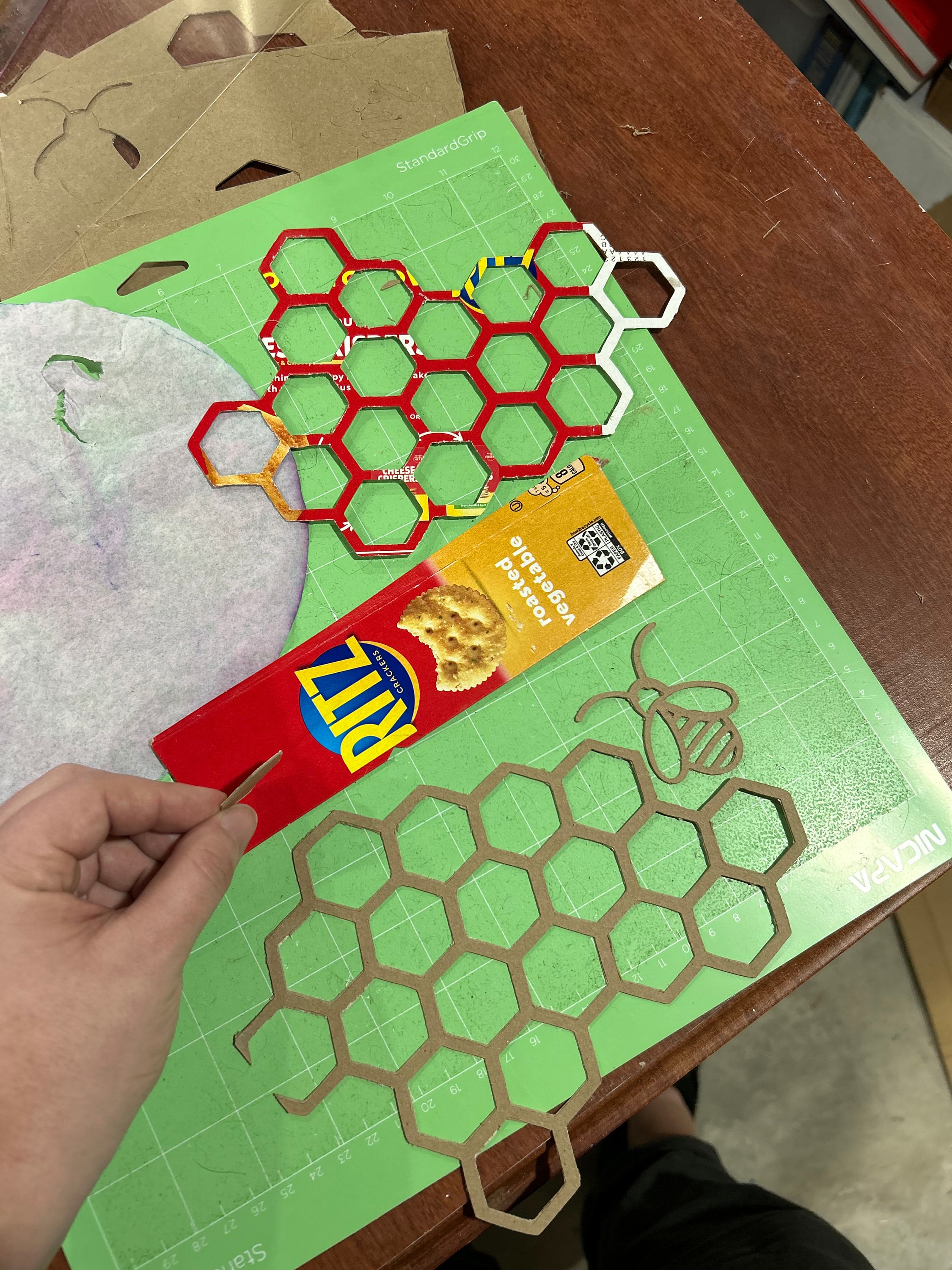 Recycled Cardboard Stencils Etsy