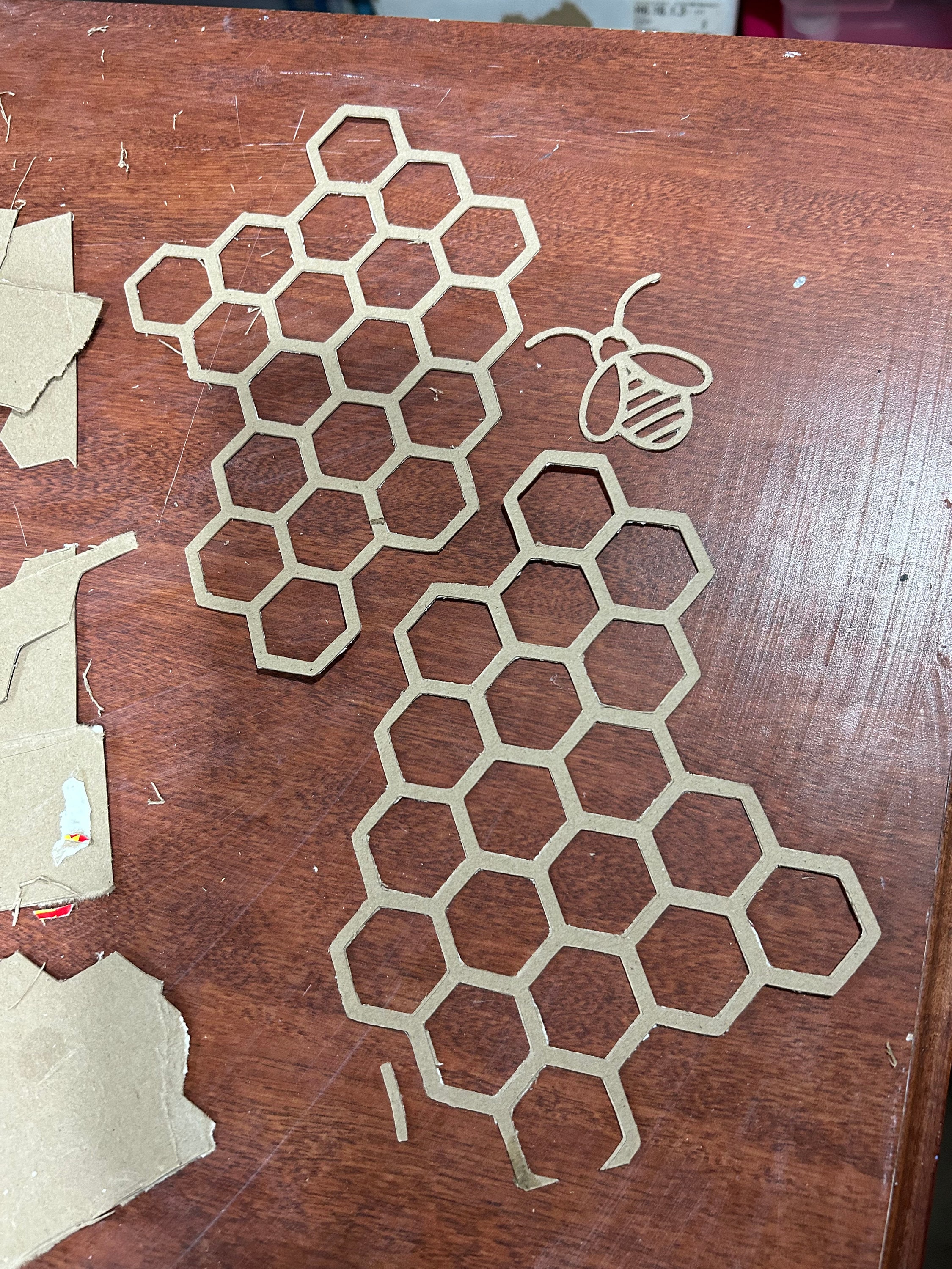 Recycled Cardboard Stencils Etsy