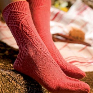 Knitting Pattern, Socks Knitting Pattern, Knit Sock Pattern, Boot Socks Pattern, Wool Socks Pattern