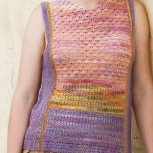 Knitting Pattern, Summer Vest Tank Top, Singlet Vest Pattern, Vest Knitting Pattern, Women’s Easy Knitting, Beginner Friendly Tutorial
