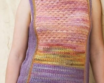 Knitting Pattern, Summer Vest Tank Top, Singlet Vest Pattern, Vest Knitting Pattern, Women’s Easy Knitting, Beginner Friendly Tutorial