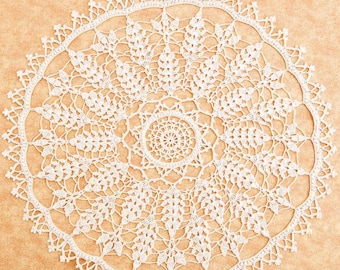 Crochet Pattern, Lace crochet doily pattern, Round doily table center, Lace tableclothes pattern, Harvest dance doilies pattern