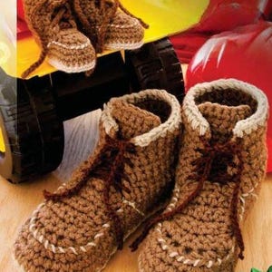 Crochet Pattern, Crochet Slipper Pattern for Kids and Men, Boots Crochet Pattern, Crochet House Slipper Pattern