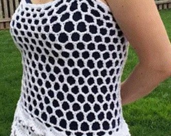 Crochet Pattern, Crochet cami top, Crochet Tank Top Pattern, Summer Tank Top Crochet Pattern, Easy Crochet Top Pattern