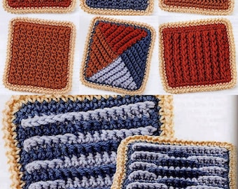 Haakpatroon, expert gehaakte vierkante set, Afghaans blok, oma vierkant haakpatroon, gehaakt vierkant patroon, digitale pdf
