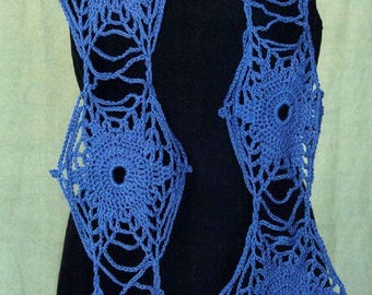 Crochet Pattern, Crochet Scarf Pattern,  crochet neck scarf, Shawl Pattern, Crochet Star Scarf Pattern, Crochet Shawl Pattern