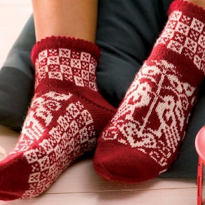 Knitting Pattern, Socks Knitting Pattern, Knit Sock Pattern, Boot Socks Pattern, Wool Socks Pattern