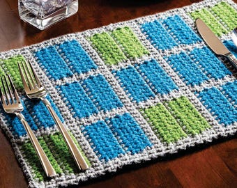 Crochet Pattern, Crochet table mat pattern, Table placemat pattern, Crochet vintage placemat pattern