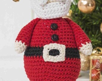Crochet Pattern, Crochet Santa Claus,  Father Christmas,  Christmas Decor, Instant Download PDF Pattern, Amigurumi Pattern