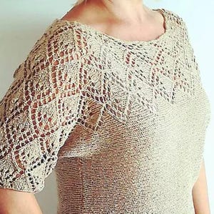 Crochet Pattern,  Crochet Top Pattern, Lacy Summer Top Pattern, Filet Stitch Top Pattern, Vintage Top Pattern